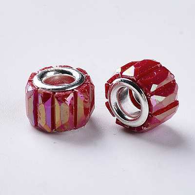 Opaque Resin European Beads LS-RPDL-Q023-A-A02-1
