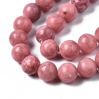 Natural Chalcedony Beads Strands G-S333-12mm-007-1