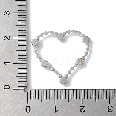 Stainless Steel Color 304 Stainless Steel Rhinestonet Pendants LS-STAS-Q312-02B-P-1