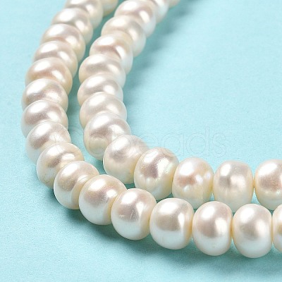 Natural Cultured Freshwater Pearl Beads Strands PEAR-J007-24-1