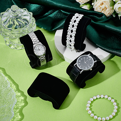 Velvet Jewelry Watch/Bracelet Display Pillows ODIS-WH0043-195A-1