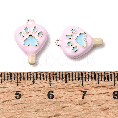 Alloy Enamel Pendants PALLOY-T094-05A-1