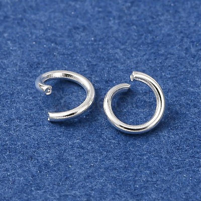 Brass Open Jump Rings KK-G604-08S-09-1