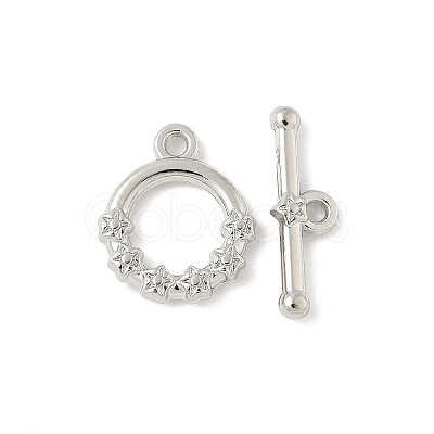 Alloy Toggle Clasps FIND-B047-05P-1