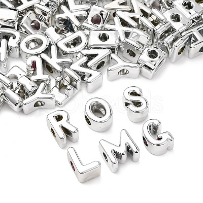 UV Plating Opaque Acrylic Beads MACR-L015-19B-1