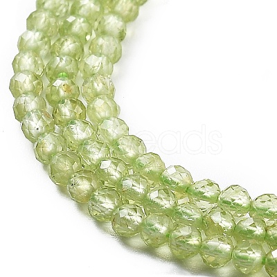Natural Peridot Beads Strands X-G-B107-A06-01A-1