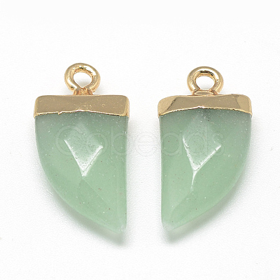 Natural White Jade Pointed Pendants X-G-Q966-06-1