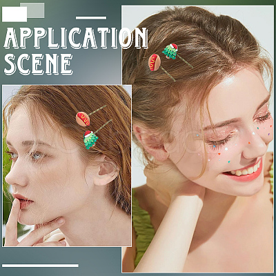 80Pcs Alloy Hair Bobby Pin Cabochon Settings FIND-SC0021-62-1