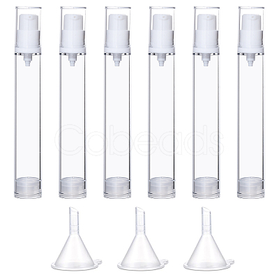 Globleland 6Pcs Plastic Sample Perfume Spray Bottles MRMJ-GL0001-15-1