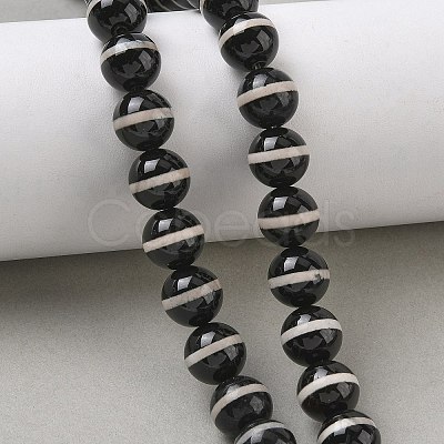 Tibetan Style dZi Beads Strands GG-CBA3DA1-02-1