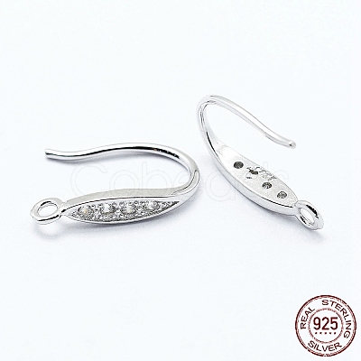 Anti-Tarnish Rhodium Plated 925 Sterling Silver X-STER-L054-03P-1
