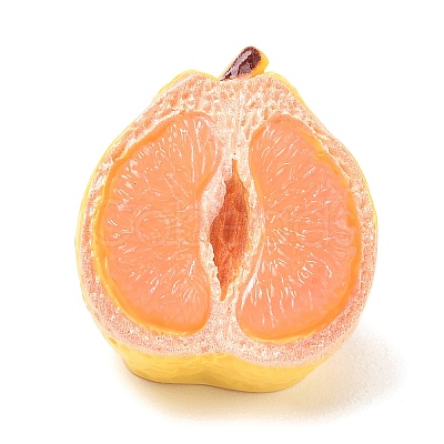 Opaque Resin Imitation Fruit Cabochons RE-CBA068D-03B-01-1