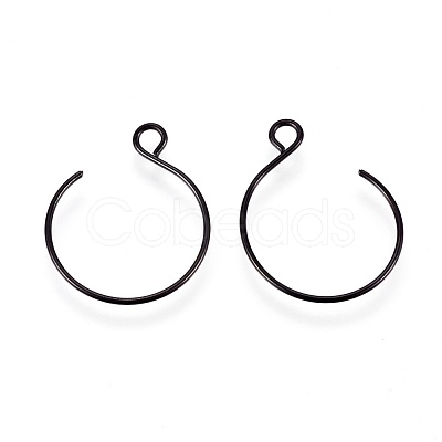 304 Stainless Steel Earring Hooks STAS-O119-10B-A-1