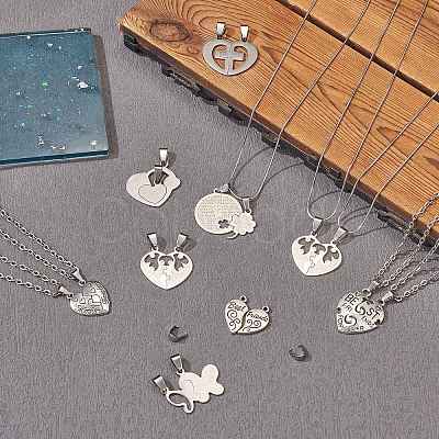 DIY The Lord's Prayer Necklace Making Kit DIY-SZ0009-41-1