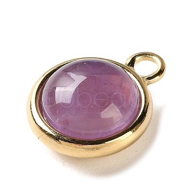 Natural Amethyst Pendants X-STAS-L022-398E-G-1