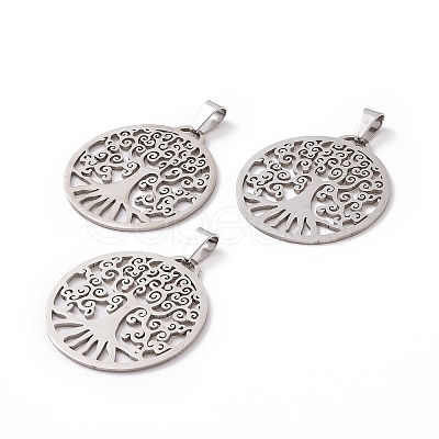 Non-Tarnish 201 Stainless Steel Pendants STAS-T046-JN269-1-1