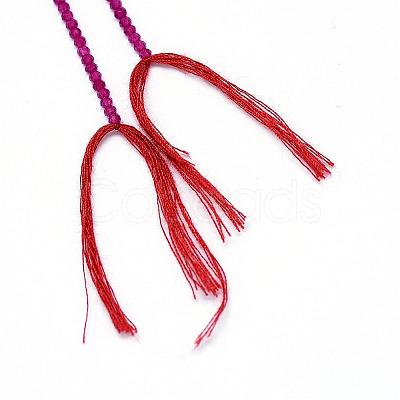 Natural White Jade Bead Strands G-G914-2mm-06-1