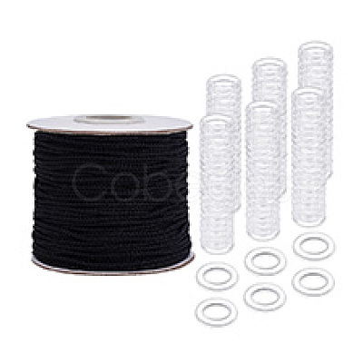 1 Roll Nylon Braided Cord DIY-PH0030-89-1
