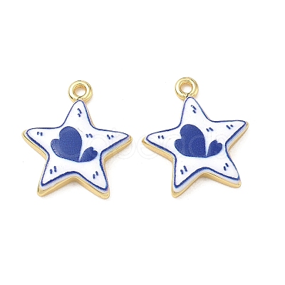 Printed Brass Pendants KK-CBA42CA-08G-1