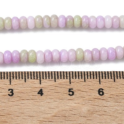 Ombre Effect Dyed Glass Beads Strands GLAA-C043-01C-1