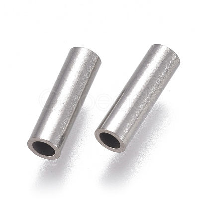 Non-Tarnish 304 Stainless Steel Tube Beads STAS-F224-01P-D-1