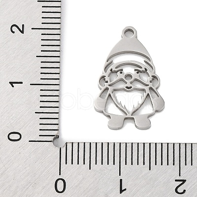 Christmas Anti-Tarnish 201 Stainless Steel Pendants STAS-Q015-07P-1