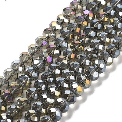 Electroplate Glass Beads Strands EGLA-A034-T4mm-B19-1