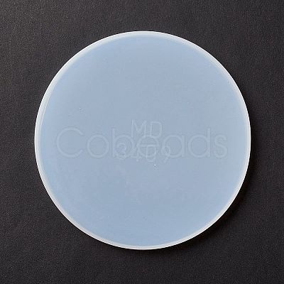 DIY Flat Round Cup Mat Silicone Molds DIY-E036-02-1