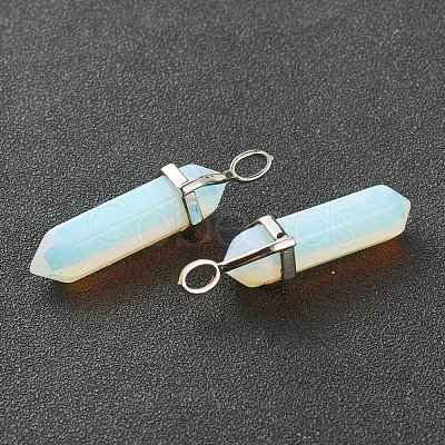 Opalite Pointed Pendants G-M378-01P-A24-1