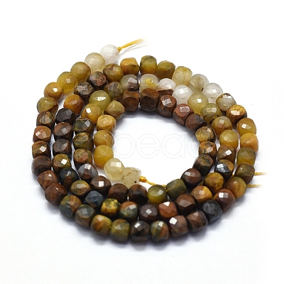Natural Pietersite Beads Strands G-D0013-32-1