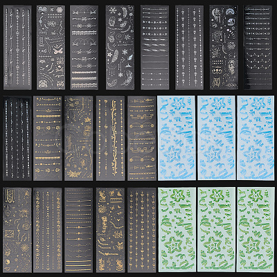 PET Waterproof Decorative Stickers DIY-CP0011-66-1
