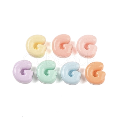 Opaque Resin Decoden Cabochons CRES-M033-01G-1