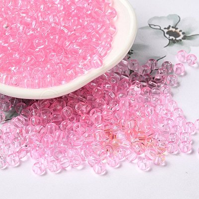 Transparent Colours Glass Seed Beads SEED-P007-02A-08-1