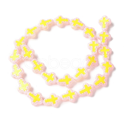 Baking Paint Glass Enamel Beads BLOW-D300-06R-1-1