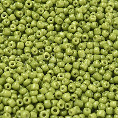 8/0 3mm Baking Paint Glass Seed Beads Loose Spacer Beads X-SEED-S002-K9-1