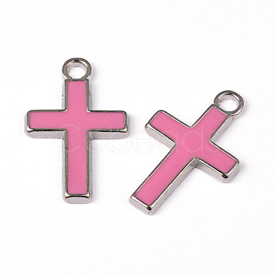 Alloy Enamel Pendants ENAM-P077-4-1