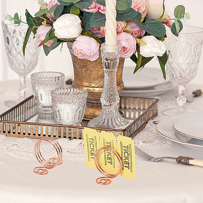 Iron Name Card Holder IFIN-WH0086-20RG-1