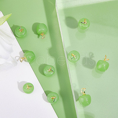 12Pcs Handmade Lampwork Pendants LAMP-CA0001-13A-1