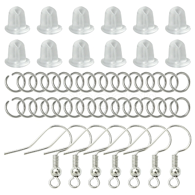 60Pcs Brass Earring Hooks DIY-FS0007-60P-1