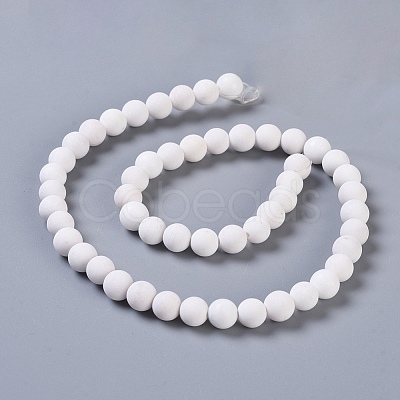 Natural Mashan Jade Beads Strands G-K245-01J-4mm-1