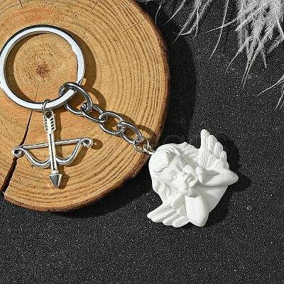 Alloy & Resin Keychain KEYC-YW00080-1