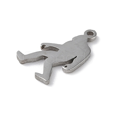 Non-Tarnish 304 Stainless Steel Pendants STAS-P338-03P-1