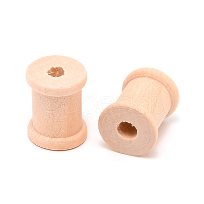 Schima Wood Sewing Embroidery Thread Spool ODIS-WH0030-01C-1