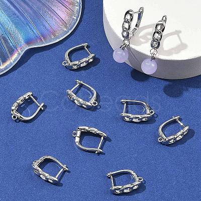 SHEGRACE Brass Hoop Earring Findings XGRQ79073-945P-1