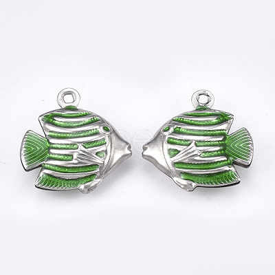 304 Stainless Steel Pendants STAS-T039-04A-1
