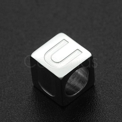 Non-Tarnish 201 Stainless Steel European Beads STAS-N090-LA062-U-1