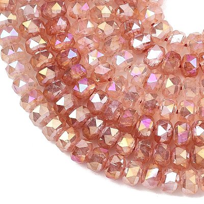 Imitation Jade Glass Beads Strands EGLA-F167-03A-10-1