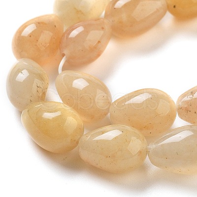 Natural Topez Jade Beads Strands G-B106-A27-02-1