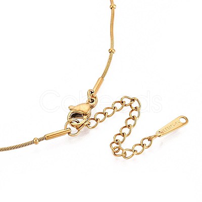 1MM 304 Stainless Steel Satellite Chain Necklaces NJEW-N058-07A-G-1