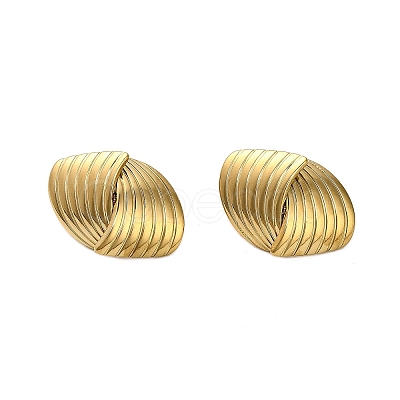 304 Stainless Steel Stud Earrings LS-EJEW-Q040-02B-G-1